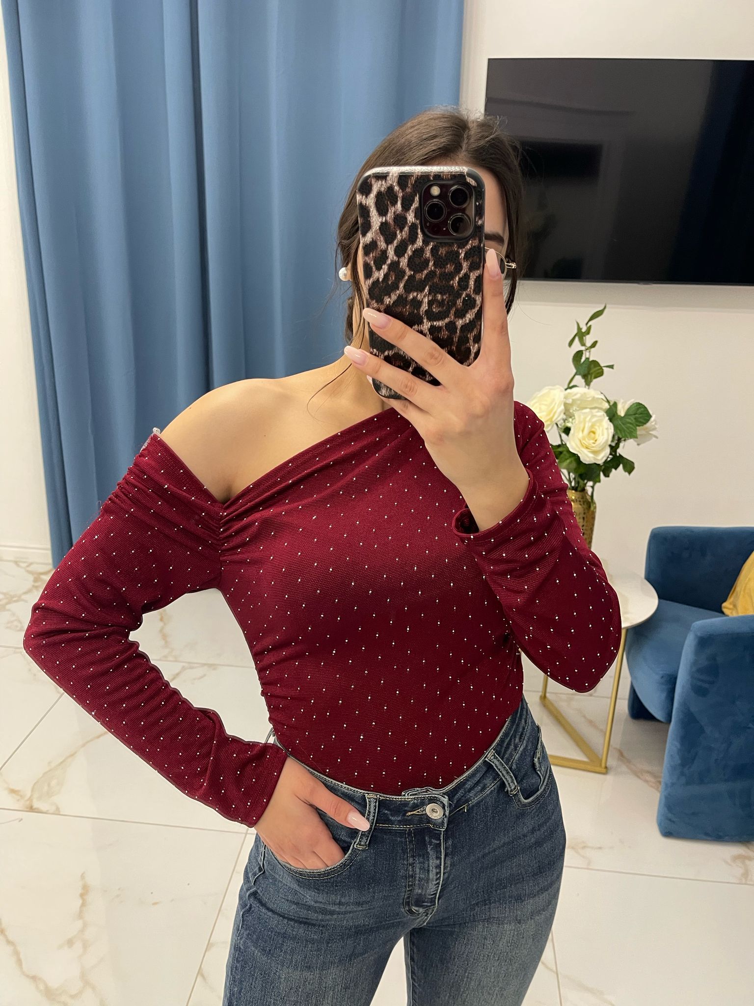 Maglia Kim strass