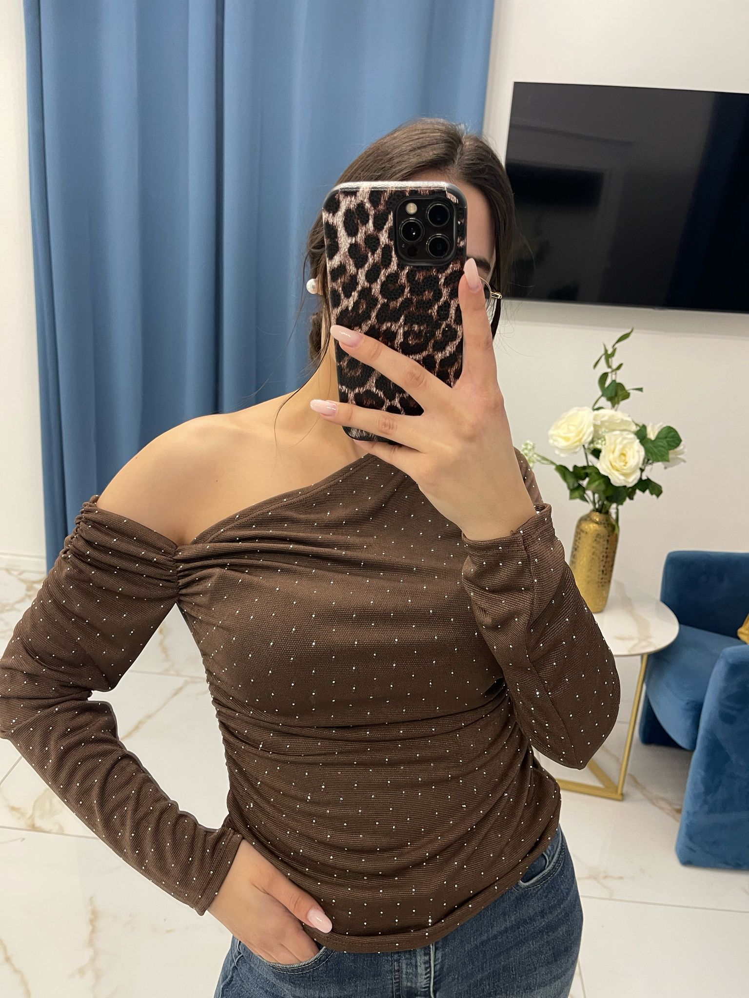 Maglia Kim strass