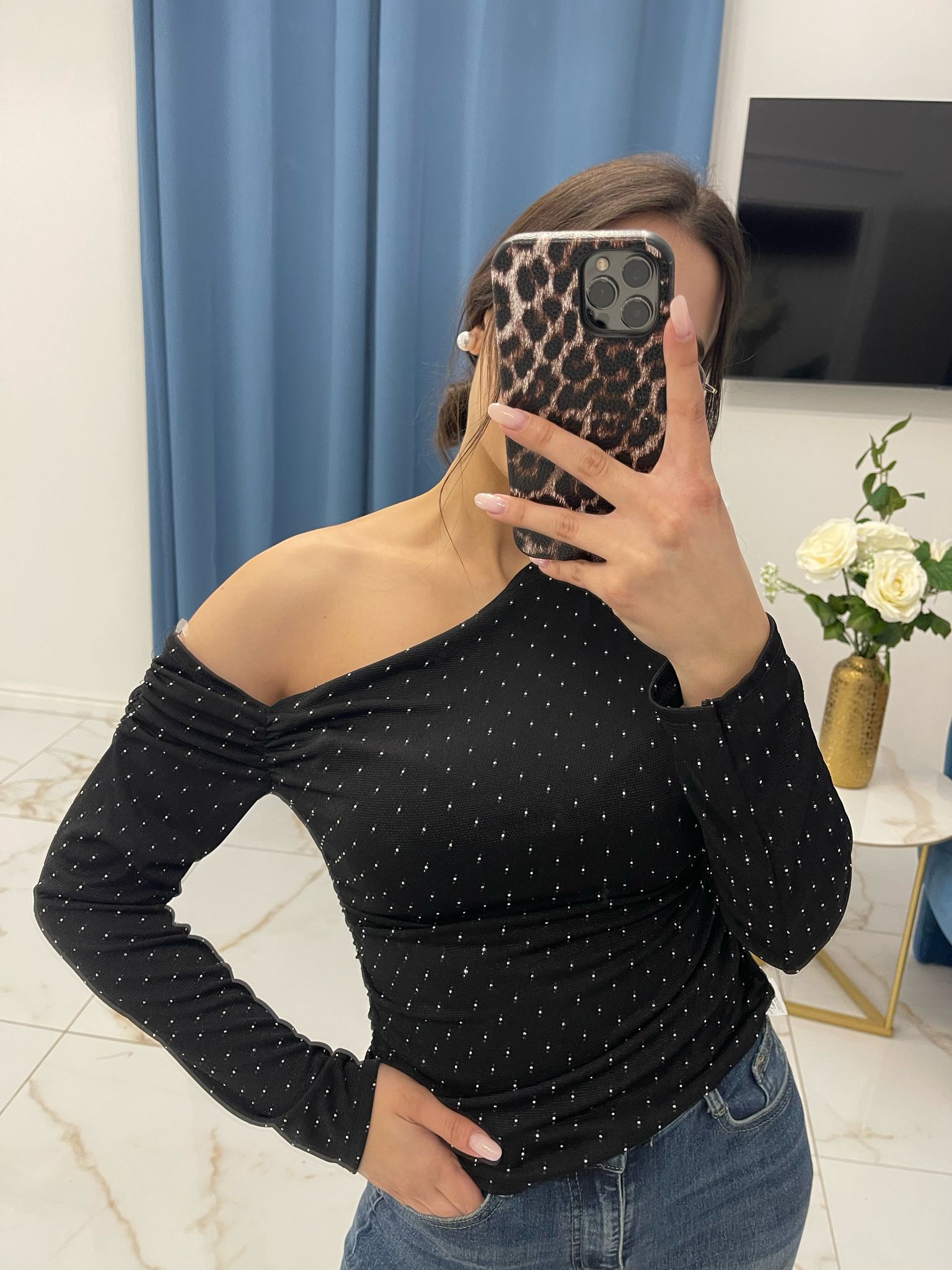 Maglia Kim strass