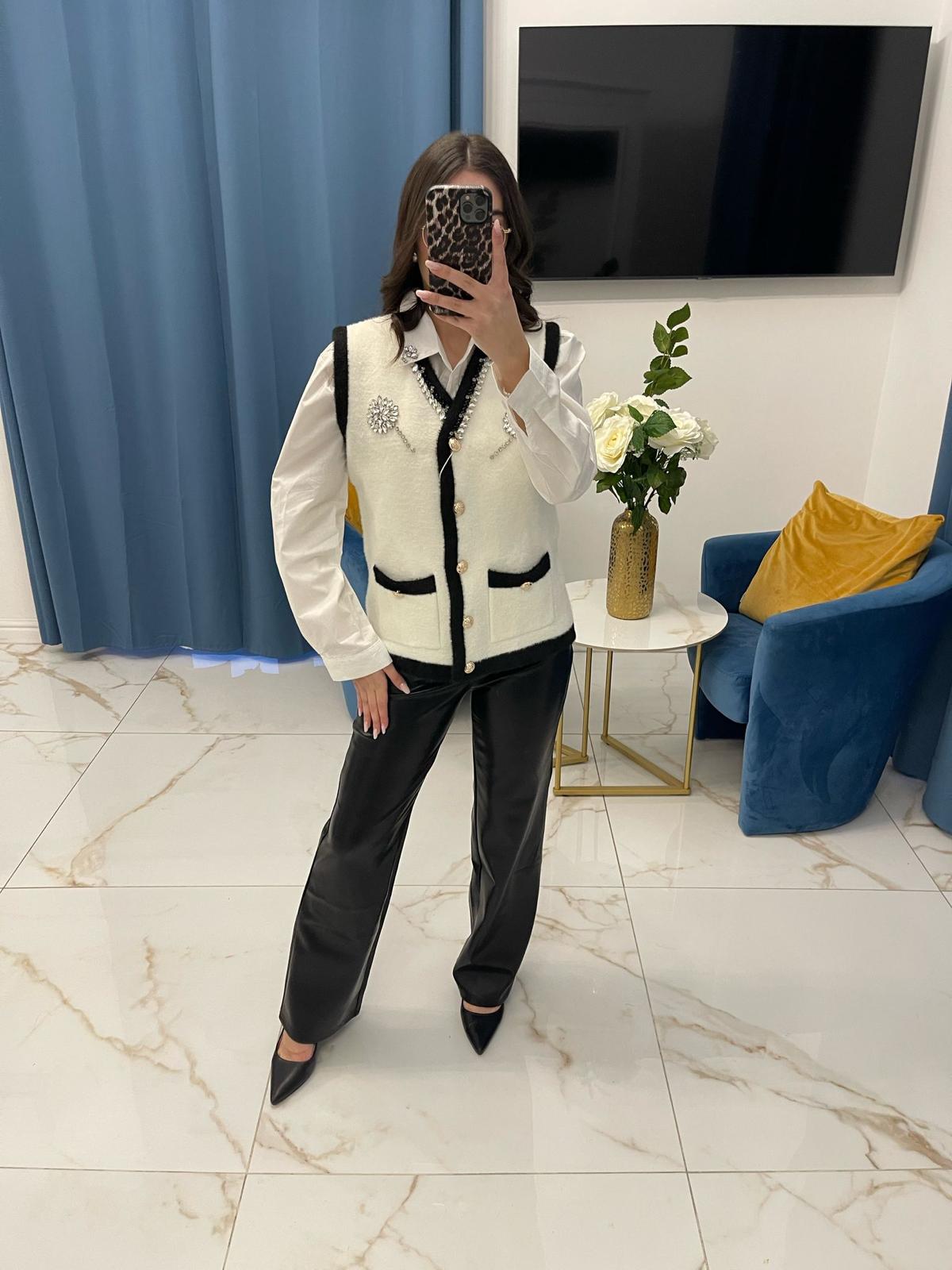 Pantaloni ecopelle Cassandra